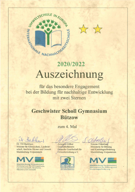 2022 06 Ehrung Umweltschule